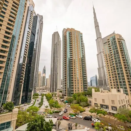 First Class 2Br With Burj Khalifa & Fountain View Dubai Exterior foto